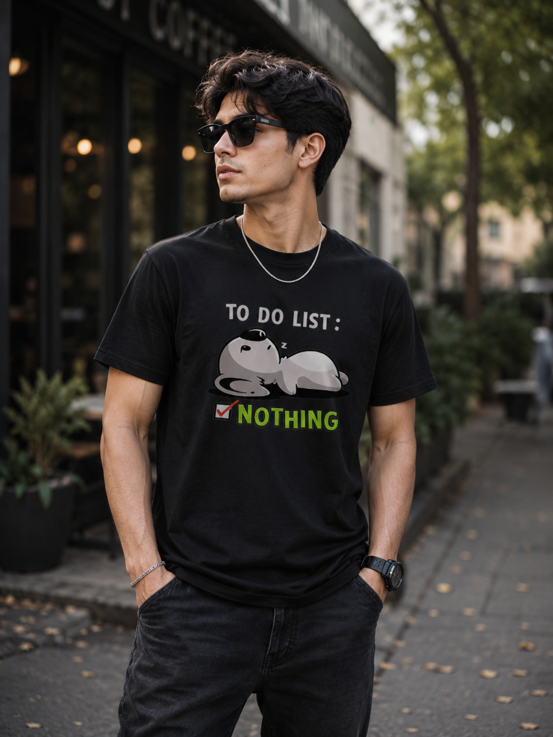 To Do List: Nothing Printed Regular-Fit Men T-Shirt